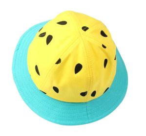 Boys Girls Summer Sun Protection Hat Kids Watermelon Fisherman Hat; Yellow