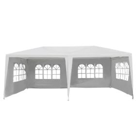 Outdoor Activities Wedding Large 10' x 20' Gazebo Canopy Party Tent (Type: Canopies & Gazebos, Color: White)